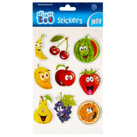 Naklejka (nalepka) Stickerboo S-Boo Jelly Owoce (493722) Naklejka (nalepka) Stickerboo S-Boo Jelly Owoce (493722)