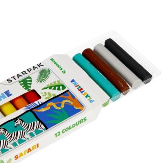 Plastelina Starpak 12 kol. Safari Safari mix (494007)