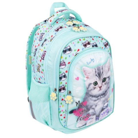 Plecak Bambino My Little Friend Kitty MINT 5903235668760 4-KOMORY (BPL-58) Plecak Bambino My Little Friend Kitty MINT 5903235668760 4-KOMORY (BPL-58)