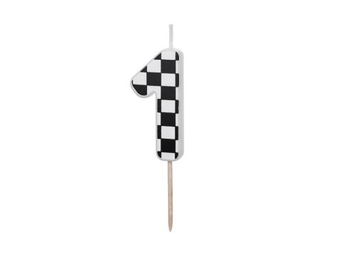 Świeczka urodzinowa Partydeco Cyferka 1, 5.5 cm, mix (SCU7-1) Świeczka urodzinowa Partydeco Cyferka 1, 5.5 cm, mix (SCU7-1)