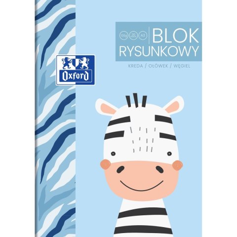 Blok rysunkowy Oxford Kids A3 biały 120g 20k (400170350) Blok rysunkowy Oxford Kids A3 biały 120g 20k (400170350)