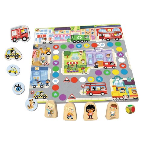 Gra edukacyjna Trefl Miasto Moja pierwsza gra/ Trefl Baby (02110) Gra edukacyjna Trefl Miasto Moja pierwsza gra/ Trefl Baby (02110)