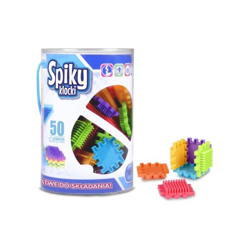 Klocki plastikowe Artyk Spiky 50 elementów (129131) Klocki plastikowe Artyk Spiky 50 elementów (129131)