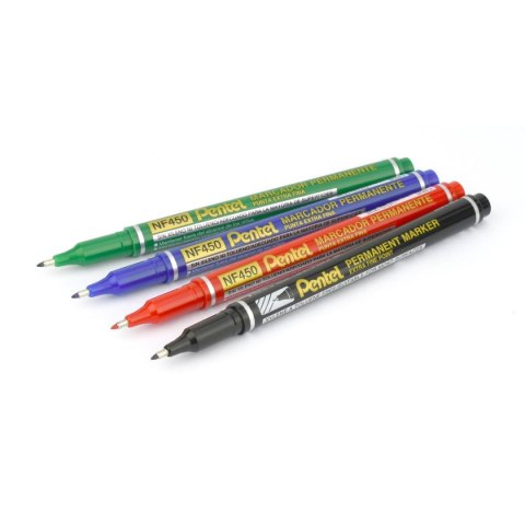 Marker permanentny Pentel, czarny 0,6-1,0mm okrągła końcówka (NF450) Marker permanentny Pentel, czarny 0,6-1,0mm okrągła końcówka (NF450)