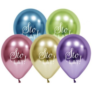 Balon gumowy Godan Sto Lat (platynowe) mix 12cal (GZ-SLP5)