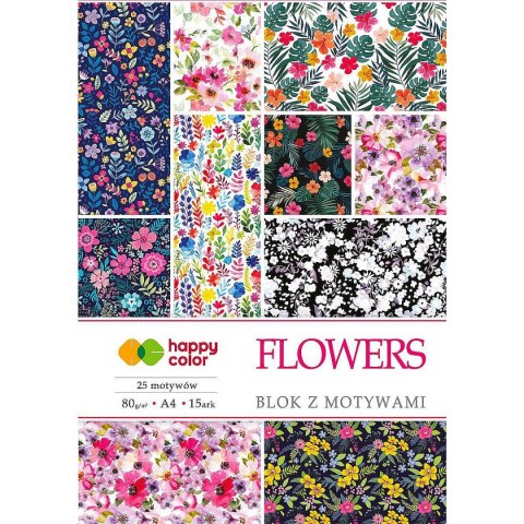 Blok artystyczny Happy Color A4 80g 15k (HA 3808 2030-F) Blok artystyczny Happy Color A4 80g 15k (HA 3808 2030-F)