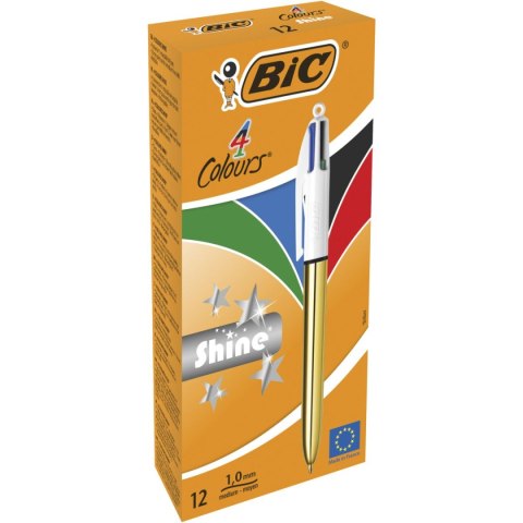 Długopis olejowy Bic SHINE mix 1,0mm (964774) Długopis olejowy Bic SHINE mix 1,0mm (964774)