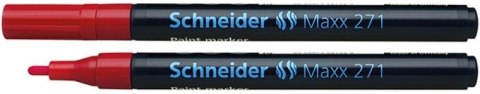 Marker olejowy Schneider Maxx 271, czerwony 1,0-2,0mm (SR127102) Marker olejowy Schneider Maxx 271, czerwony 1,0-2,0mm (SR127102)