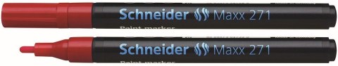 Marker olejowy Schneider Maxx 271, czerwony 1,0-2,0mm (SR127102) Marker olejowy Schneider Maxx 271, czerwony 1,0-2,0mm (SR127102)