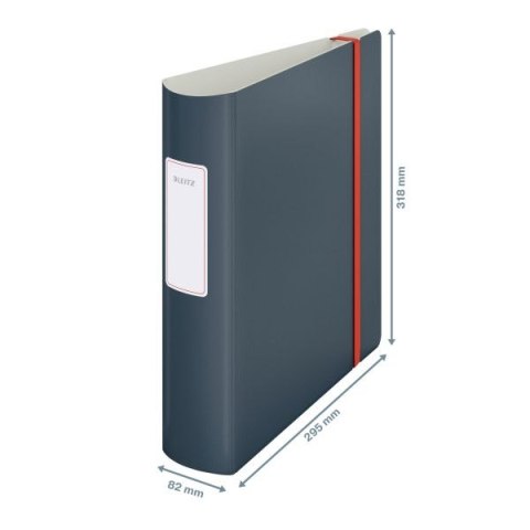 Segregator dźwigniowy Leitz Cosy Active A4 80mm szary (10380089) Segregator dźwigniowy Leitz Cosy Active A4 80mm szary (10380089)