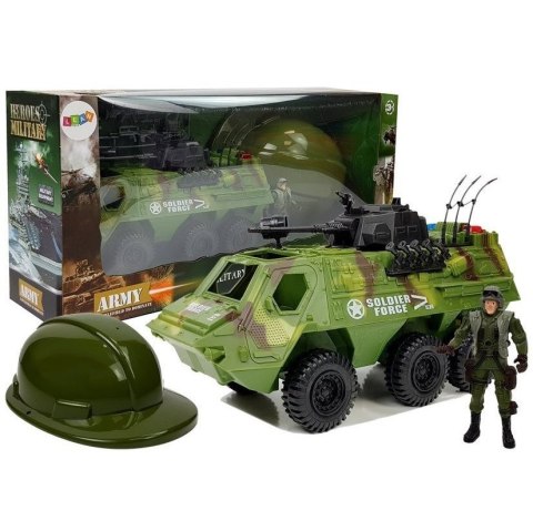 Zestaw wojskowy Lean Pojazd Militarny Moro Kask Żołnierz (7878) Zestaw wojskowy Lean Pojazd Militarny Moro Kask Żołnierz (7878)