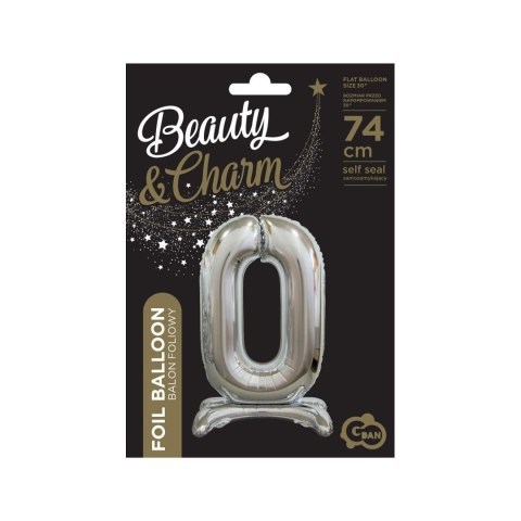 Balon gumowy Godan Beauty&Charm cyfra stojąca srebrna srebrna 750mm 30cal (BC-ASSO) Balon gumowy Godan Beauty&Charm cyfra stojąca srebrna srebrna 750mm 30cal (BC-ASSO)
