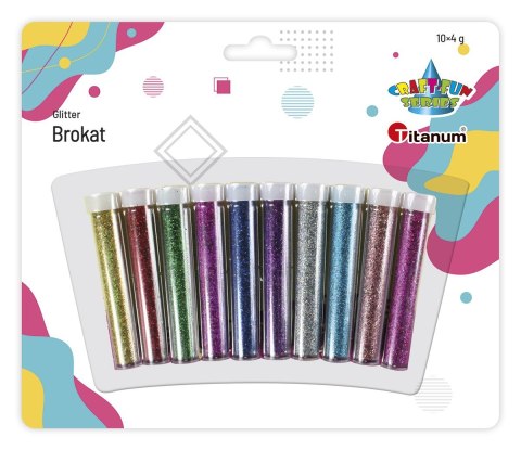 Brokat Titanum Craft-Fun Series laserowy kolor: mix 10 kolor. (BL C10) Brokat Titanum Craft-Fun Series laserowy kolor: mix 10 kolor. (BL C10)