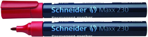 Marker permanentny Schneider Maxx 130, czerwony 1,0-3,0mm okrągła końcówka (SR123002) Marker permanentny Schneider Maxx 130, czerwony 1,0-3,0mm okrągła końcówka (SR123002)