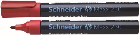 Marker permanentny Schneider Maxx 130, czerwony 1,0-3,0mm okrągła końcówka (SR123002) Marker permanentny Schneider Maxx 130, czerwony 1,0-3,0mm okrągła końcówka (SR123002)