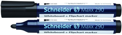 Marker suchościeralny Schneider Maxx 290, czarny 2,0-3,0mm okrągła końcówka (SR129001) Marker suchościeralny Schneider Maxx 290, czarny 2,0-3,0mm okrągła końcówka (SR129001)