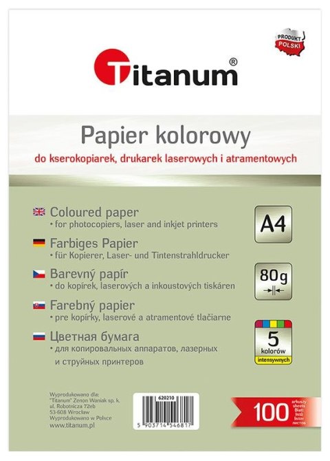 Papier ksero Flamingo intensywny A4 mix 100k. 80g Papier ksero Flamingo intensywny A4 mix 100k. 80g