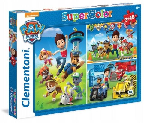 Puzzle Clementoni Psi Patrol 3x48 elementów 3X48 el. (CLM25209) Puzzle Clementoni Psi Patrol 3x48 elementów 3X48 el. (CLM25209)