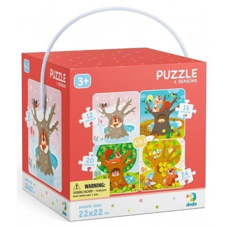 Puzzle Dodo 4 w 1 Pory roku 12-16-20-24 el. (DOP300125) Puzzle Dodo 4 w 1 Pory roku 12-16-20-24 el. (DOP300125)