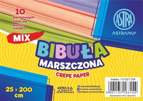 Bibuła marszczona Artpack mix pastel mix 250mm x 2000mm (400153935) Bibuła marszczona Artpack mix pastel mix 250mm x 2000mm (400153935)