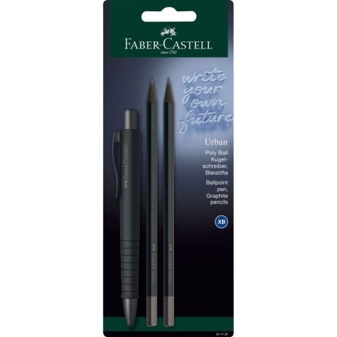 Długopis Faber Castell + 2 ołówki allblack (241124 FC) Długopis Faber Castell + 2 ołówki allblack (241124 FC)