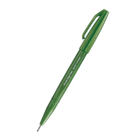 Flamaster Pentel PISAK BRUSH SIGN PEN d2 OLIWKOWY 4902506365026 (SES15C-d2x) Flamaster Pentel PISAK BRUSH SIGN PEN d2 OLIWKOWY 4902506365026 (SES15C-d2x)