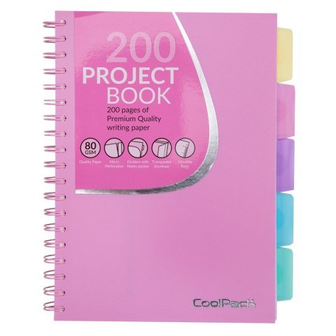 Kołozeszyt (kołobrulion) Patio CoolPack pastel A4 80k. krata (02879CP) Kołozeszyt (kołobrulion) Patio CoolPack pastel A4 80k. krata (02879CP)
