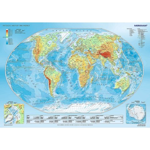 Puzzle Trefl mapa fizyczna świata 1000 el. (10463) Puzzle Trefl mapa fizyczna świata 1000 el. (10463)