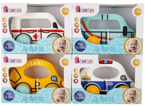 Samochód Bam Bam miejski mix 16cm (481799) Samochód Bam Bam miejski mix 16cm (481799)