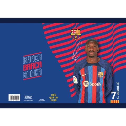 Zeszyt Astrapap FC BARCELONA A5 32k. krata (102023017) Zeszyt Astrapap FC BARCELONA A5 32k. krata (102023017)