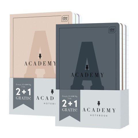 Zeszyt Interdruk ACADEMY Hybryda A5/60= 2+1 gratis A5 60k. linia (5902277356000) Zeszyt Interdruk ACADEMY Hybryda A5/60= 2+1 gratis A5 60k. linia (5902277356000)