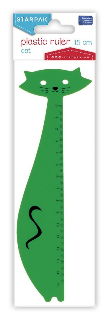 Linijka plastik Starpak 15cm (447744) Linijka plastik Starpak 15cm (447744)