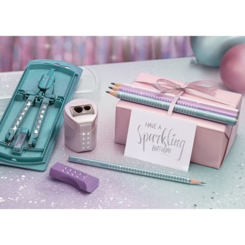 Ołówek Faber Castell Jumbo Sparkle metallic fioletowy B (111663 FC) Ołówek Faber Castell Jumbo Sparkle metallic fioletowy B (111663 FC)