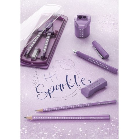Ołówek Faber Castell Jumbo Sparkle metallic fioletowy B (111663 FC) Ołówek Faber Castell Jumbo Sparkle metallic fioletowy B (111663 FC)