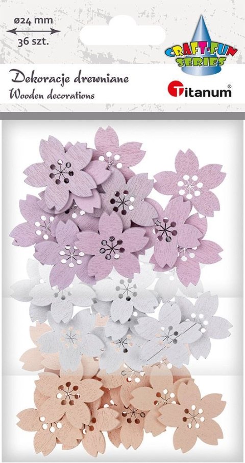 Ozdoba drewniana Titanum Craft-Fun Series Kwiaty (2324033) Ozdoba drewniana Titanum Craft-Fun Series Kwiaty (2324033)