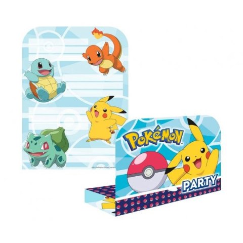 Zaproszenie Godan Pokemon 8 szt. (9904829) Zaproszenie Godan Pokemon 8 szt. (9904829)