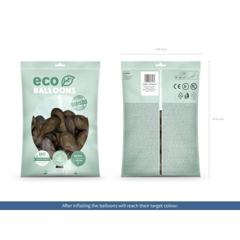 Balon gumowy Partydeco Pastel Eco Balloons brązowy 260mm (ECO26P-032) Balon gumowy Partydeco Pastel Eco Balloons brązowy 260mm (ECO26P-032)