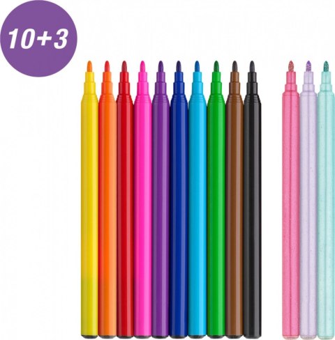 Flamaster Faber Castell Jednorożec + naklejki 10+3 kol. (554213 FC) Flamaster Faber Castell Jednorożec + naklejki 10+3 kol. (554213 FC)