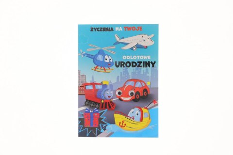 Kartka składana Pol-mak Urodziny dziecięce B6 (B6LUX_URDZIE) Kartka składana Pol-mak Urodziny dziecięce B6 (B6LUX_URDZIE)