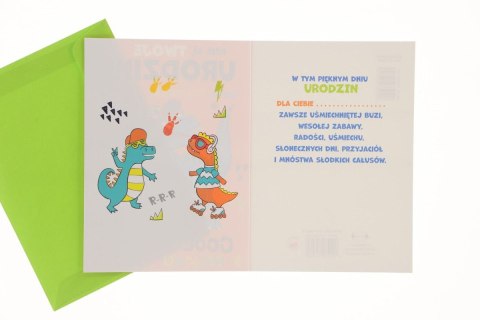 Kartka składana Pol-mak Urodziny dziecięce B6 (B6LUX_URDZIE) Kartka składana Pol-mak Urodziny dziecięce B6 (B6LUX_URDZIE)