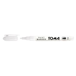 Marker olejowy Toma biały, biały 1,5mm okrągła końcówka (To-441 7 2)