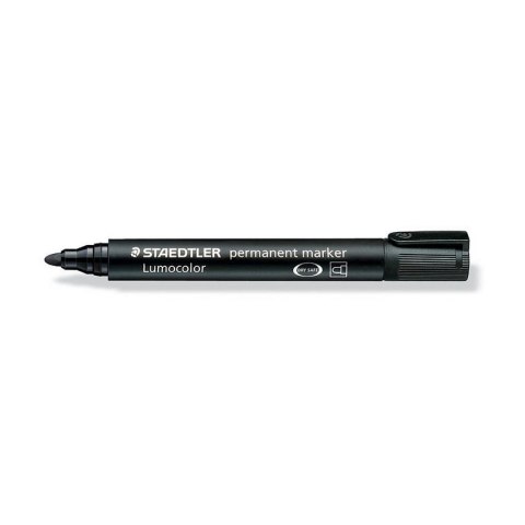 Marker permanentny Staedtler, czarny 2,0mm okrągła końcówka (S 352-9) Marker permanentny Staedtler, czarny 2,0mm okrągła końcówka (S 352-9)