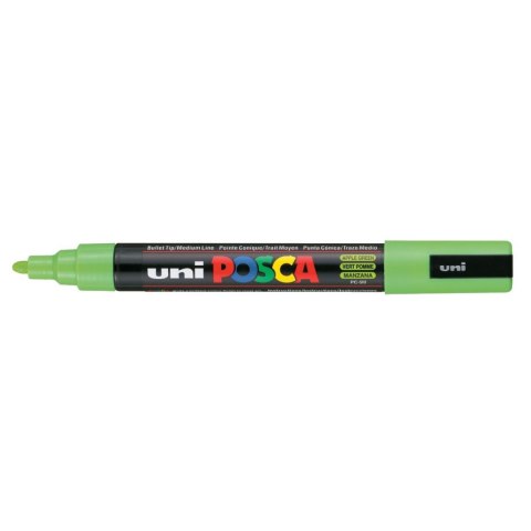 Marker specjalistyczny Uni Posca, zielony średni 1,8-2,5mm okrągła końcówka (PC-5M) Marker specjalistyczny Uni Posca, zielony średni 1,8-2,5mm okrągła końcówka (PC-5M)