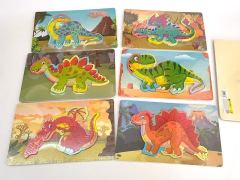 Układanka Adar puzzle mix dino (543706) Układanka Adar puzzle mix dino (543706)