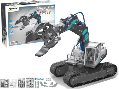Zestaw kreatywny do składania Lean Koparka Hydrauliczna Gąsiennicowa DIY Do Złożenia Chwytak 137 Elementów (12417) Zestaw kreatywny do składania Lean Koparka Hydrauliczna Gąsiennicowa DIY Do Złożenia Chwytak 137 Elementów (12417)