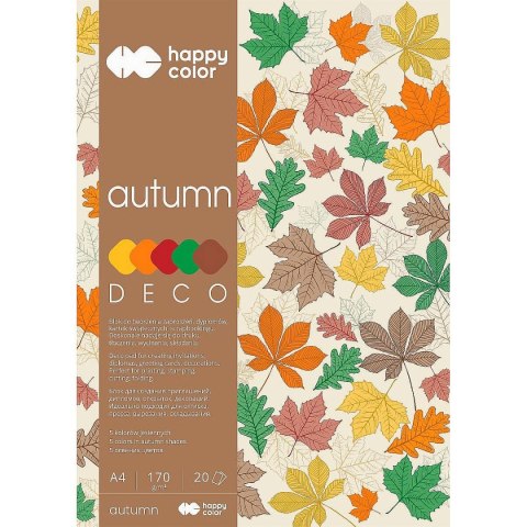 Zeszyt papierów kolorowych Happy Color A4 170g 20k (HA 3817 2030-130) Zeszyt papierów kolorowych Happy Color A4 170g 20k (HA 3817 2030-130)
