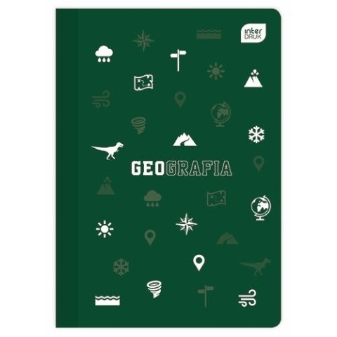 Zeszyt tematyczny Interdruk Geografia A5 60k. 70g krata Zeszyt tematyczny Interdruk Geografia A5 60k. 70g krata