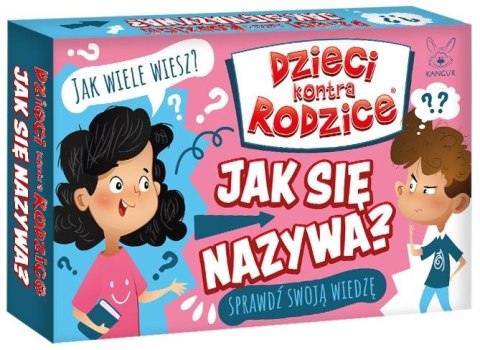 Gra karciana Kangur Dzieci kontra rodzice Jak się nazywa? Gra karciana Kangur Dzieci kontra rodzice Jak się nazywa?