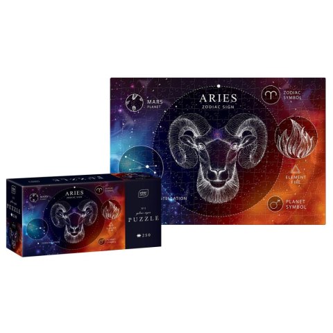 Puzzle Interdruk ZODIAC SIGNS 1 ARIES 5902277341877 250 el. (250 el) Puzzle Interdruk ZODIAC SIGNS 1 ARIES 5902277341877 250 el. (250 el)