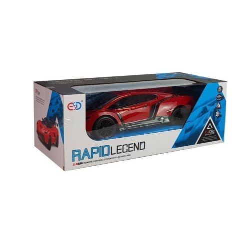 Samochód Lean sportowe czerwone R/C 1:10 (5111) Samochód Lean sportowe czerwone R/C 1:10 (5111)